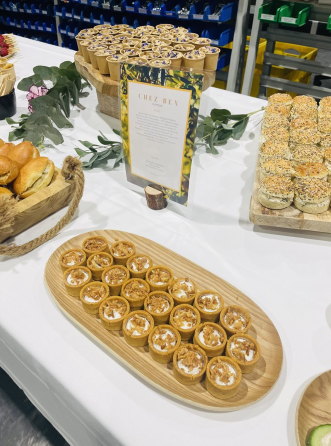 Présentation des aliments :Chez Bex, traiteur au Havre 