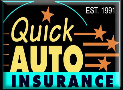 The logo for the quick auto insurance agency