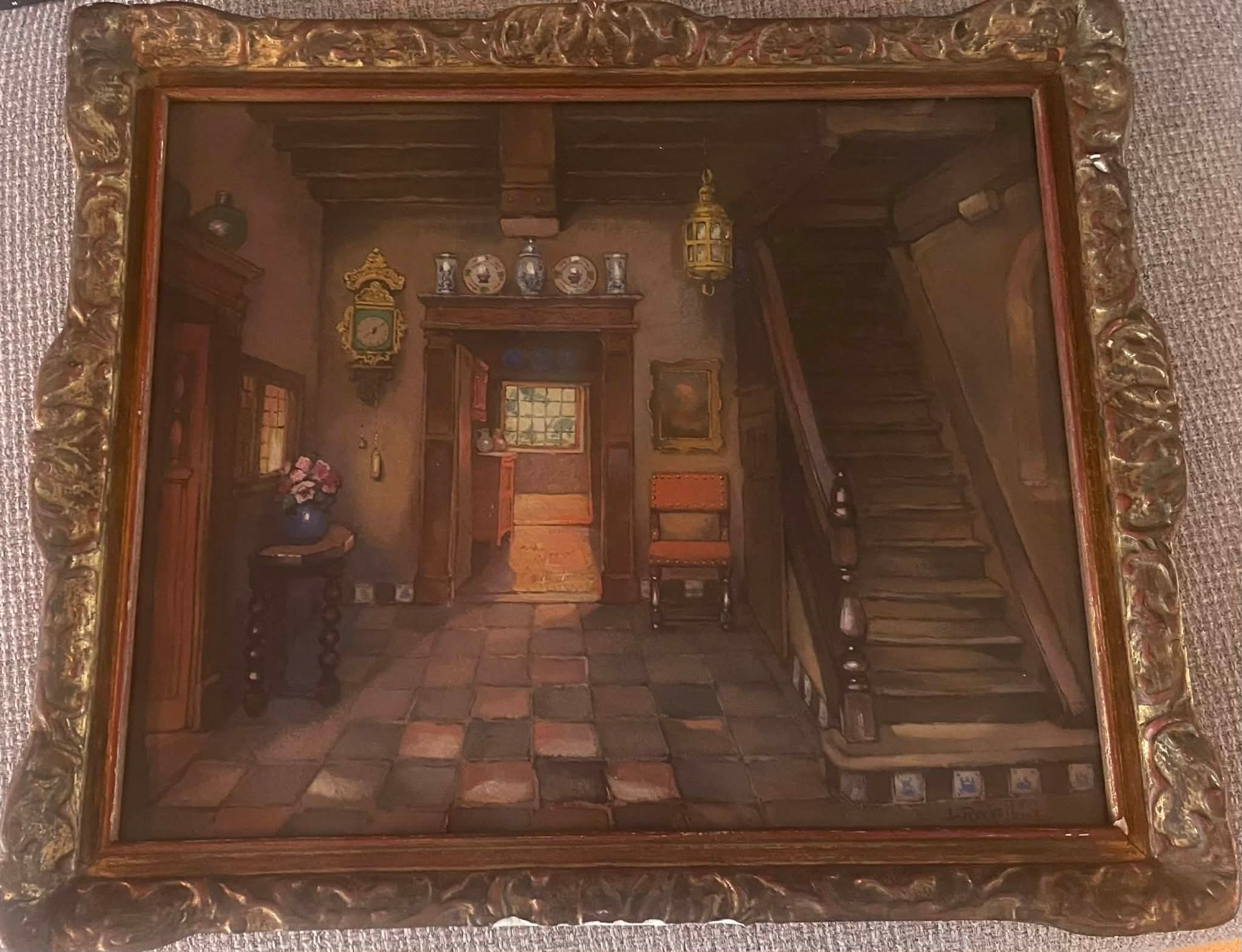 Louis Reckelbus schilderij