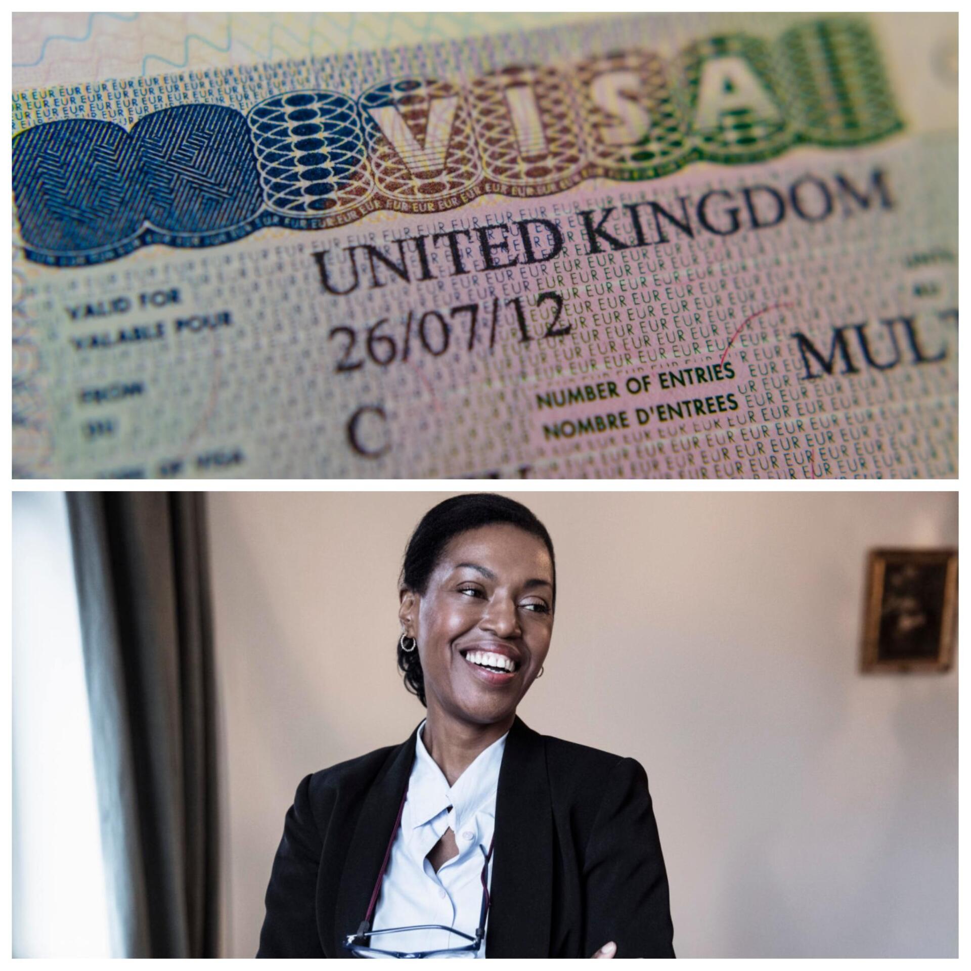 UK Immigration lawyers in Glasgow with visa stamp image
