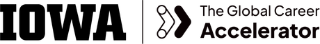IOWA and The Global Career Accelerator logos