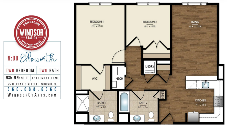 A floor plan for a house called windsor
