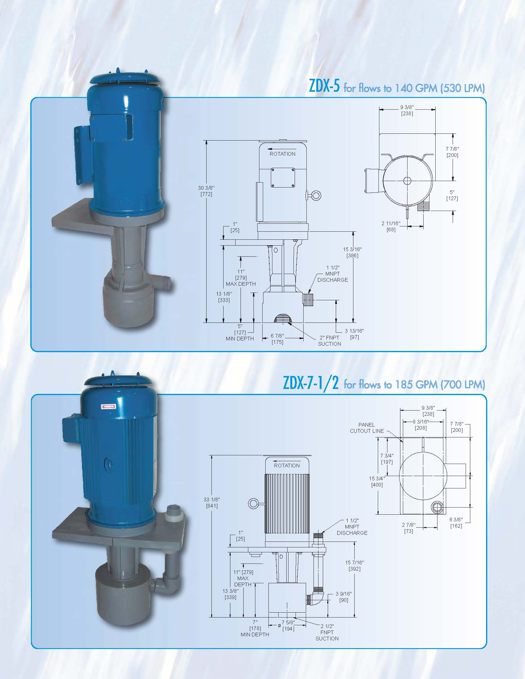 CECO / Sethco Bearing-free Sealless Vertical Pumps