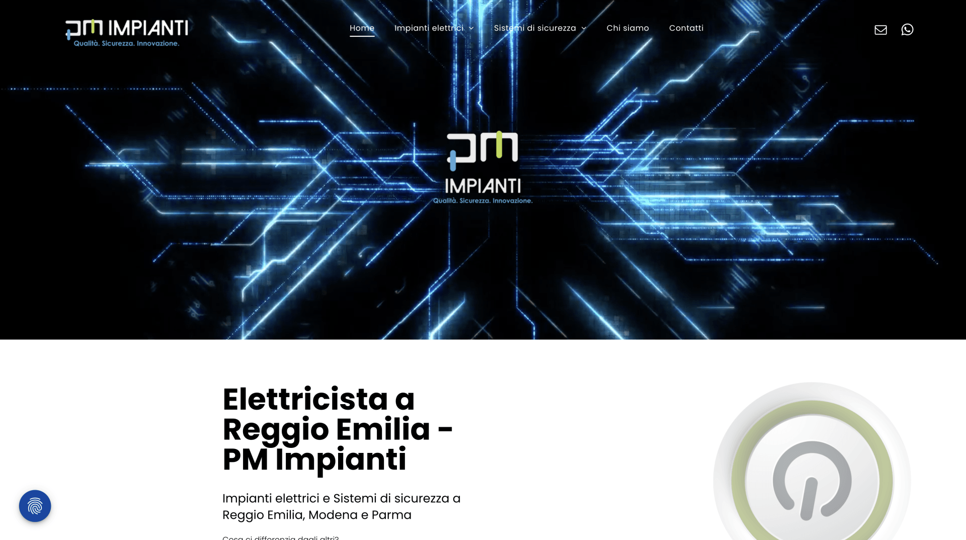PM Impianti - homepage