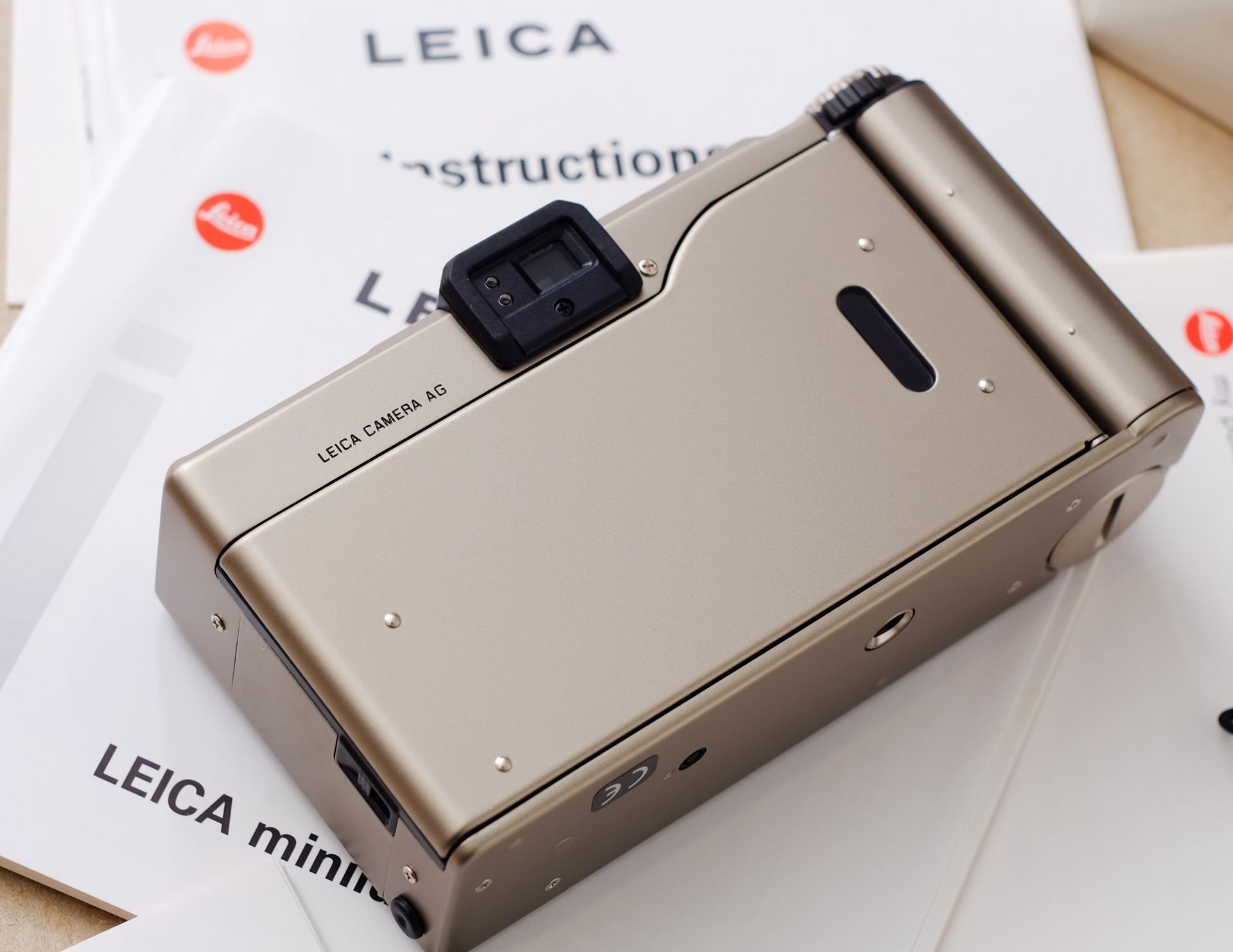 Leica Minilux Back Cover 機身背蓋(Silver) #001