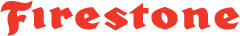 Firestone logo in red text on a white background