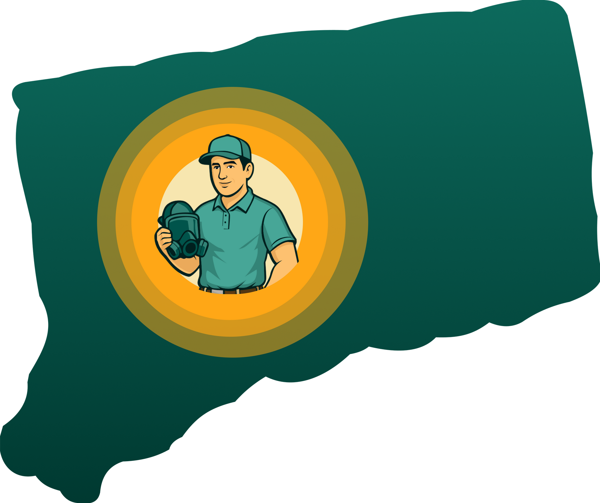 CT Mold Remediation specialists service area graphic