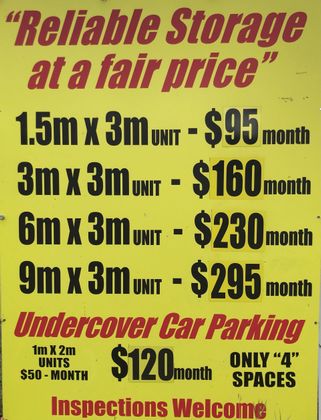 single storage unit johnson road self storage gracemere single storage unit