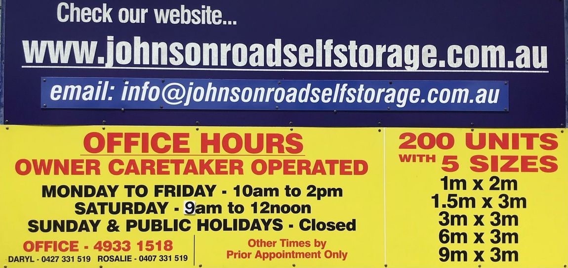 johnson road self storage gracemere divider