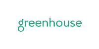 A greenhouse logo on a white background.