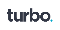 A turbo logo is shown on a white background.