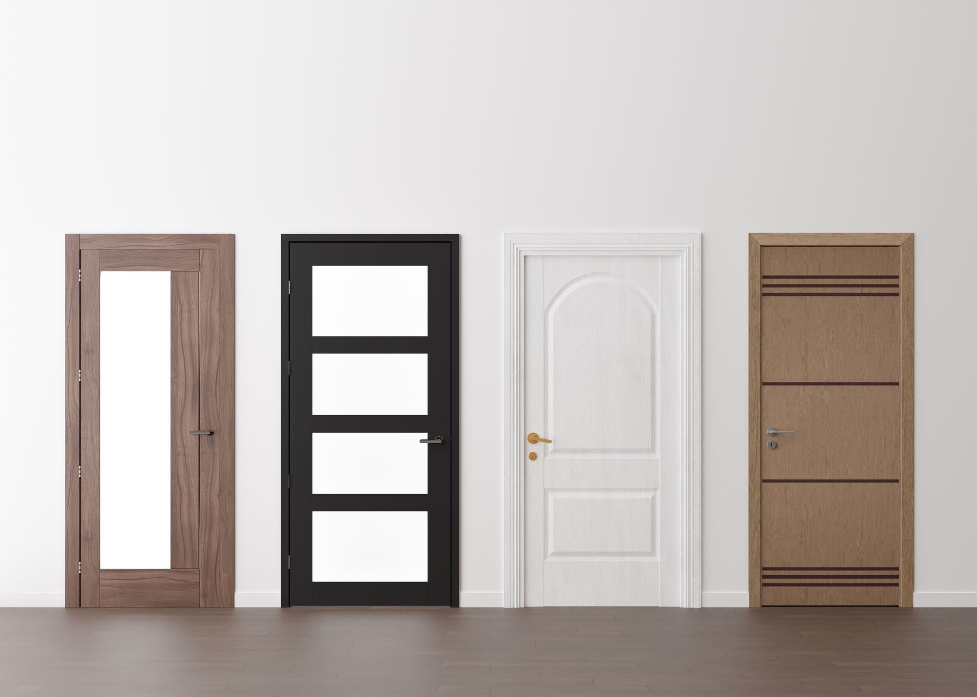 diverse colori di porte interne