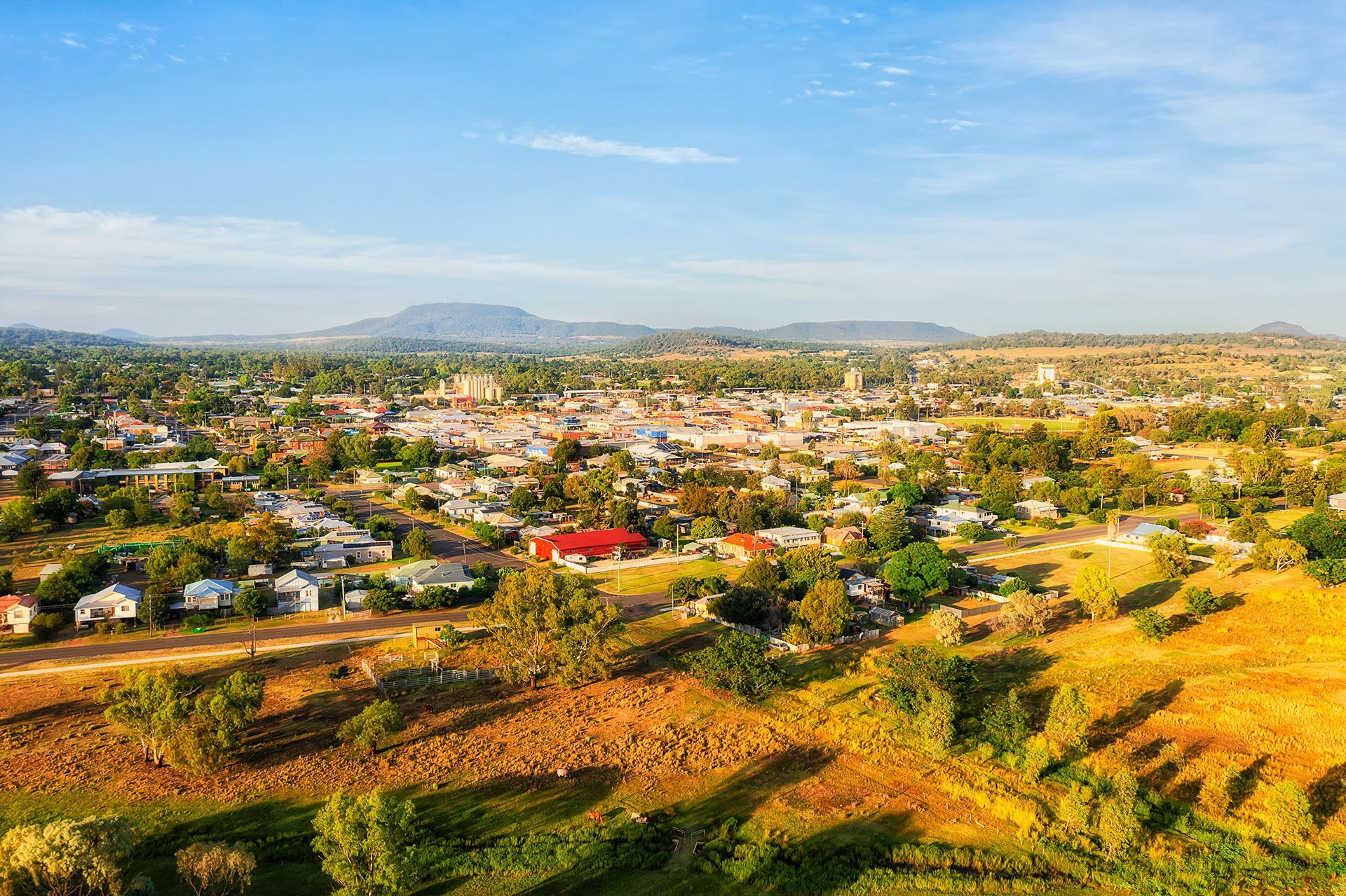 An Aerial View Of A River Surrounded By Trees On A Sunny Day — North West Heating, Cooling and Refrigeration in Gunnedah, NSW