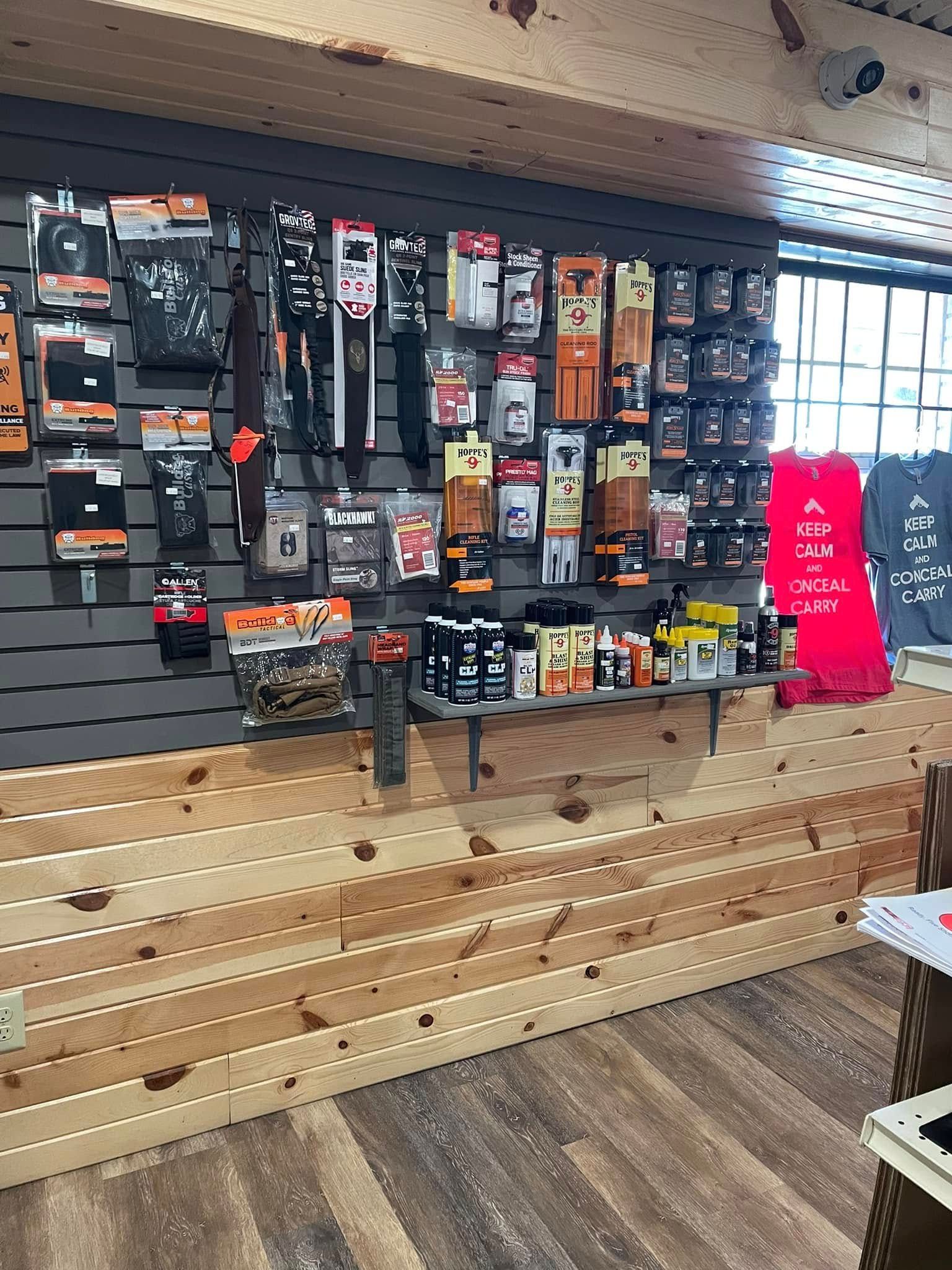 A store filled with lots of items on display and a counter.