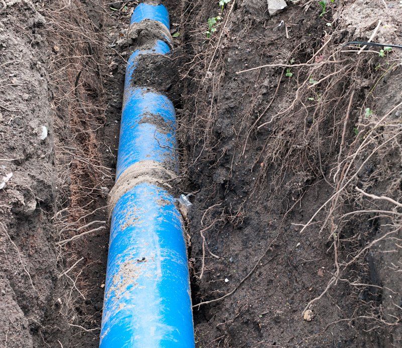 Large Underground Pipe — Middletown, OH — Duff Plumbing Co.