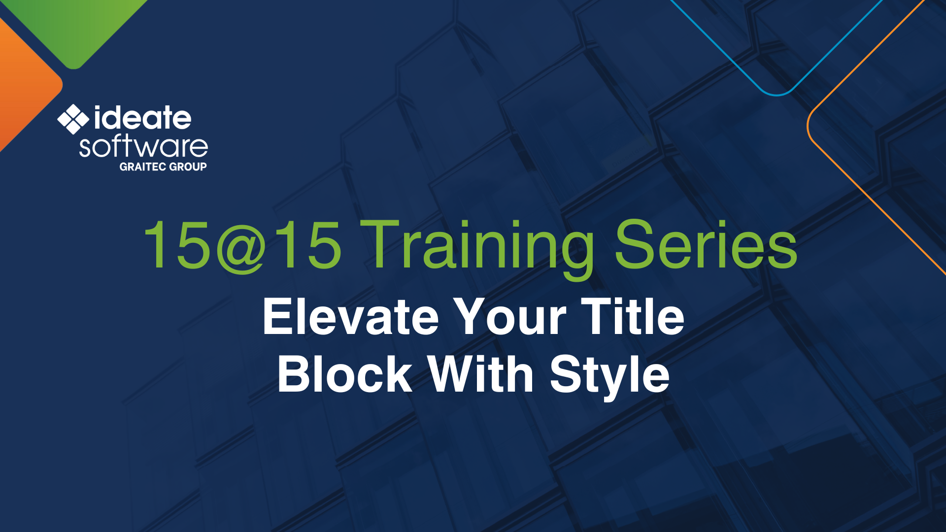 15@15: Elevate Your Title Block With Style