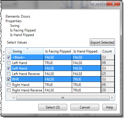 Doors in Ideate Query Doors in Ideate Query