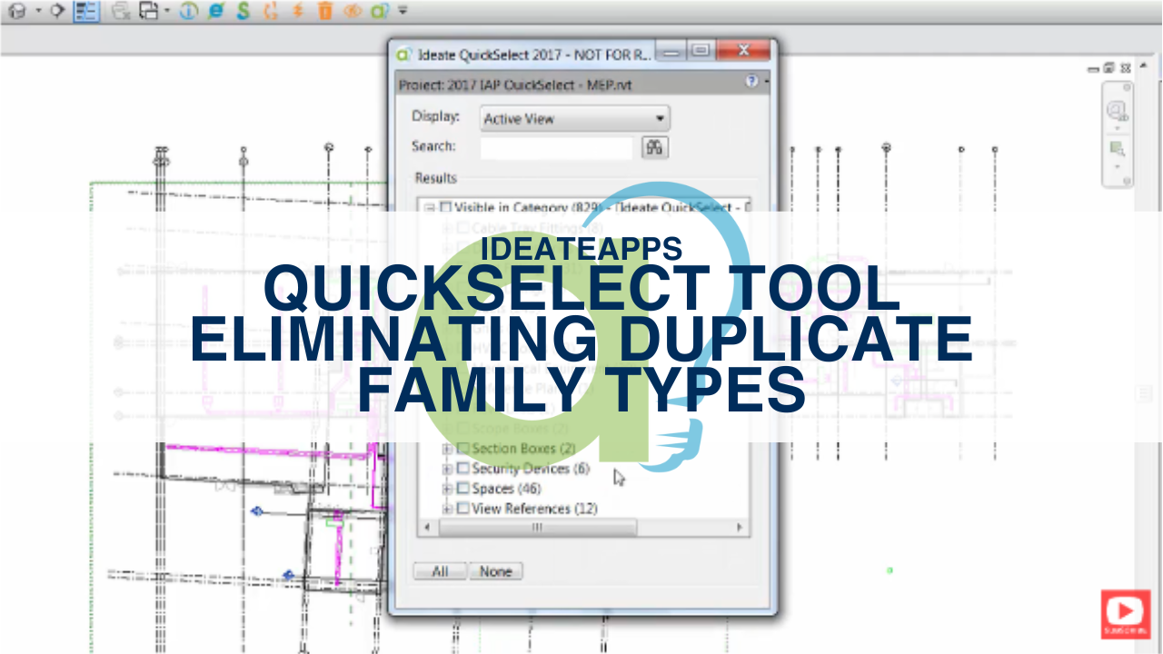 Eliminating Duplicate Family Types in Revit