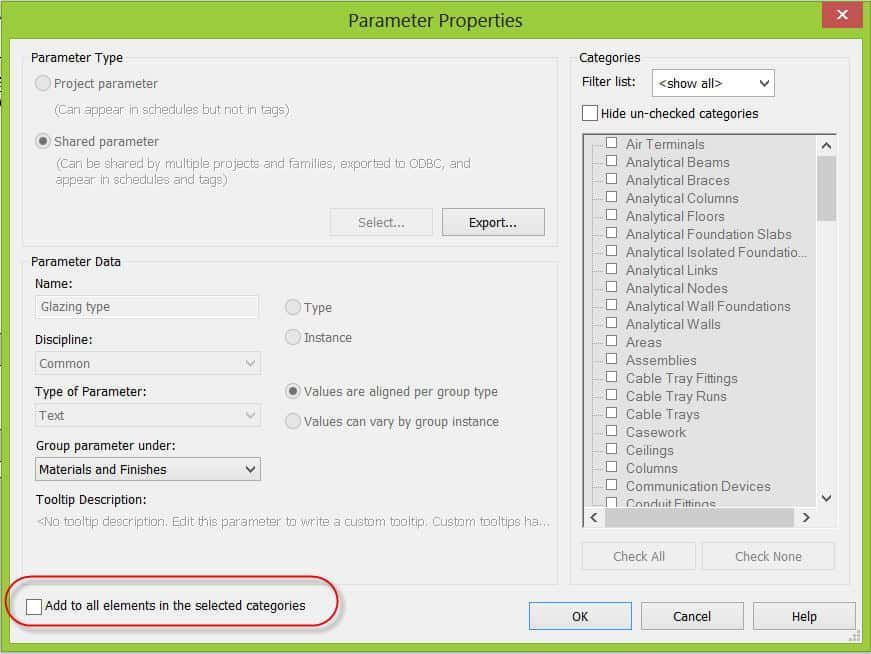 Parameter Properties