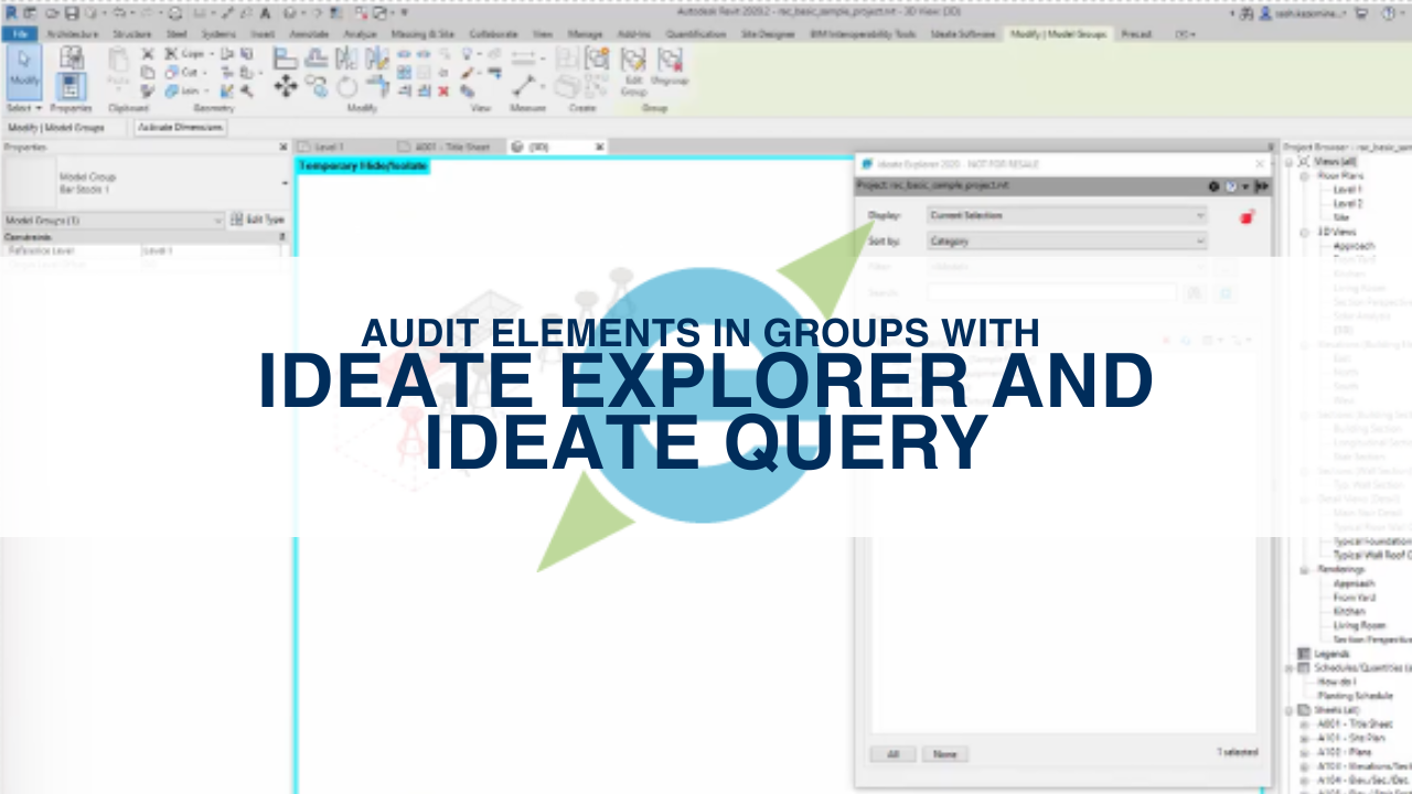 Audit Revit Elements in Groups