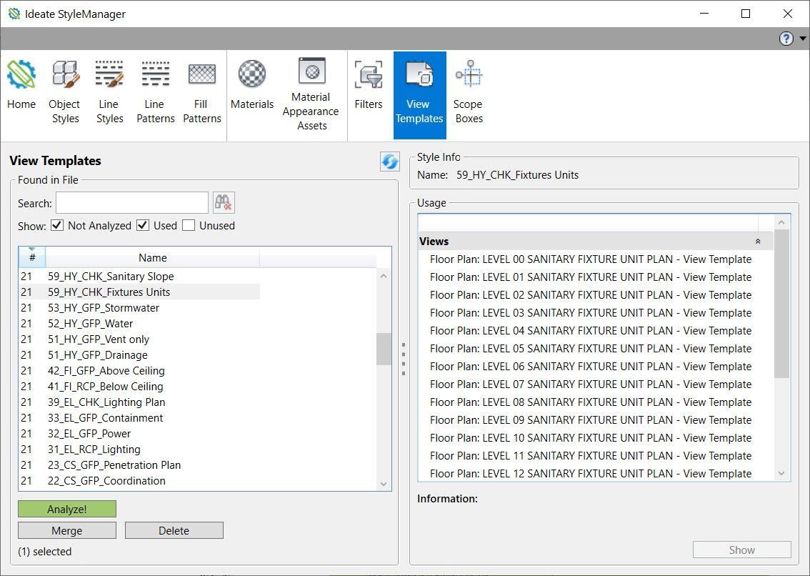 Ideate StyleManager View Templates