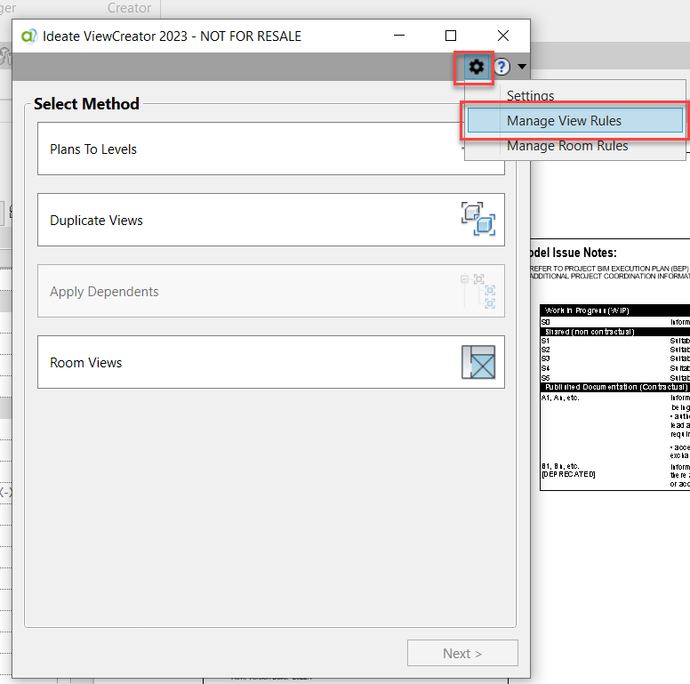 Ideate ViewCreator - Manage View Rules | Revit Plugin