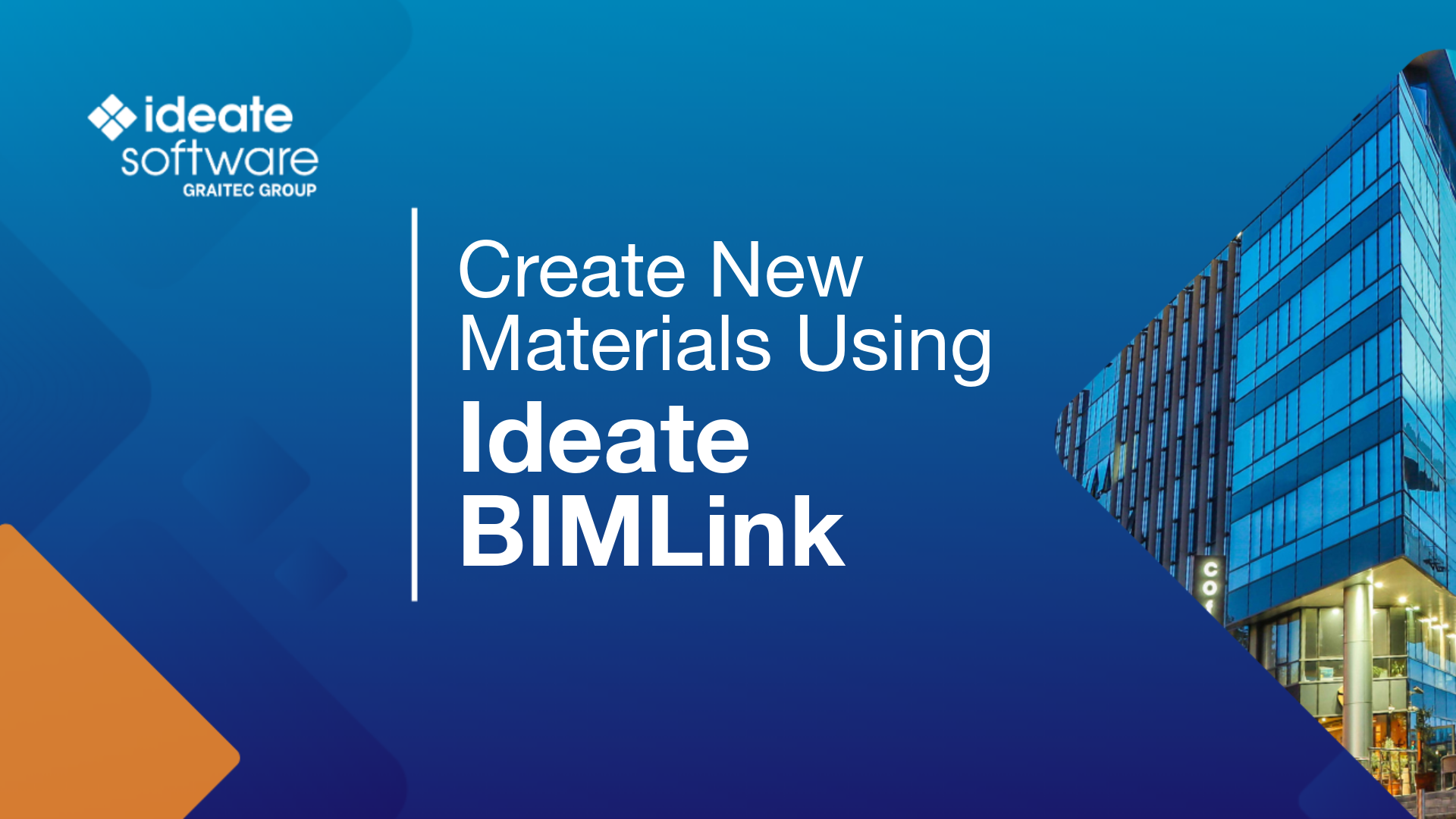 Create New Materials Using Ideate BIMLink