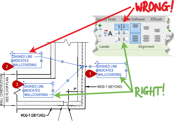 BIMLink managing leader locations