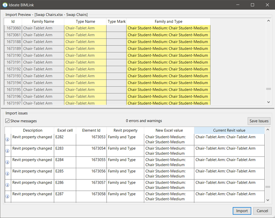 Renaming in Revit using Ideate BIMLink