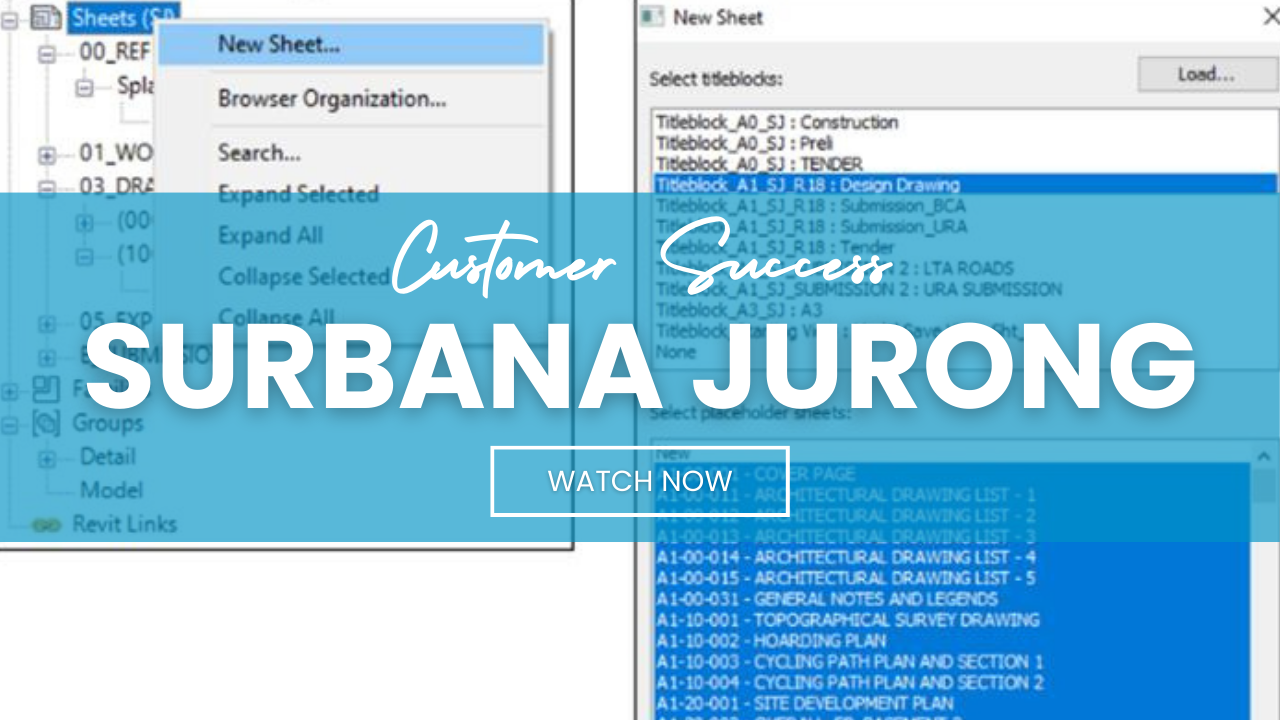 Surbana Jurong Client Testimonial for Ideate BIMLink