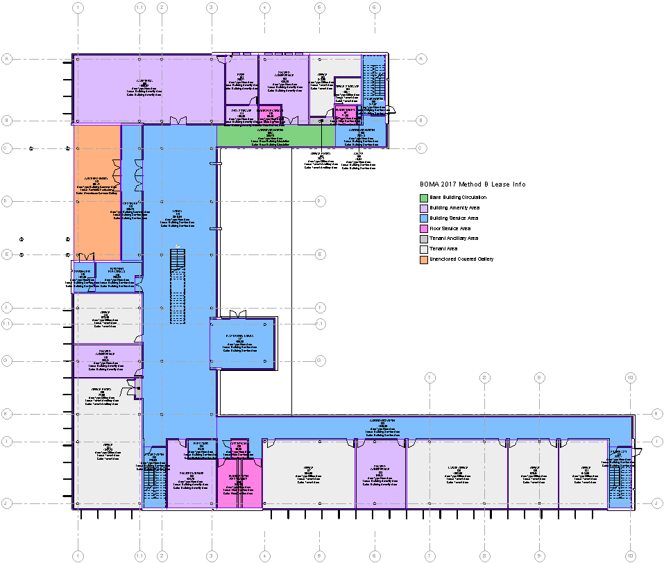 Ideate BIMLink BOMA calculations