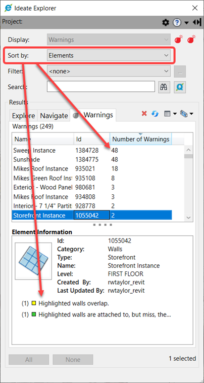 Revit Warnings
