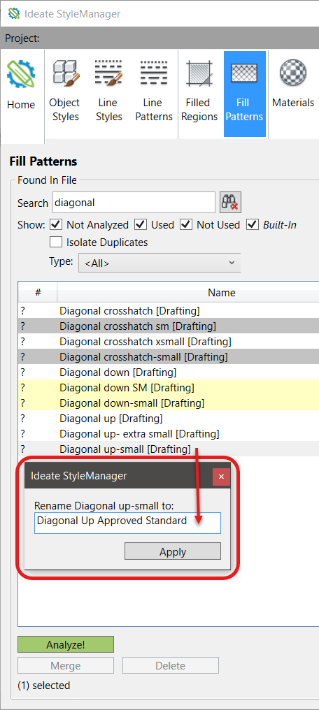 Colors in Ideate StyleManager