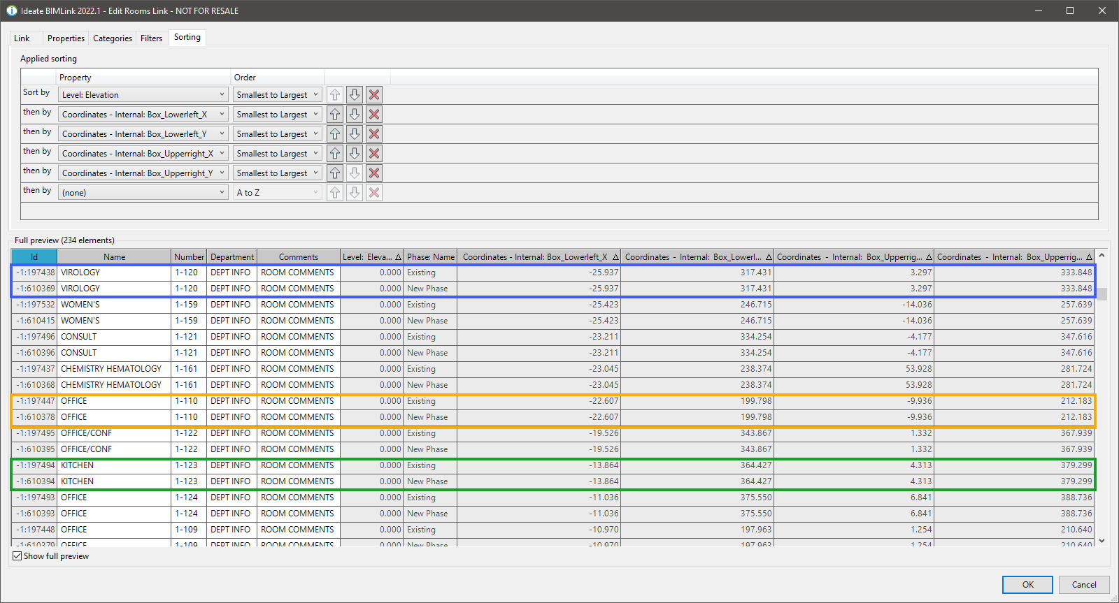 Copy Room Data