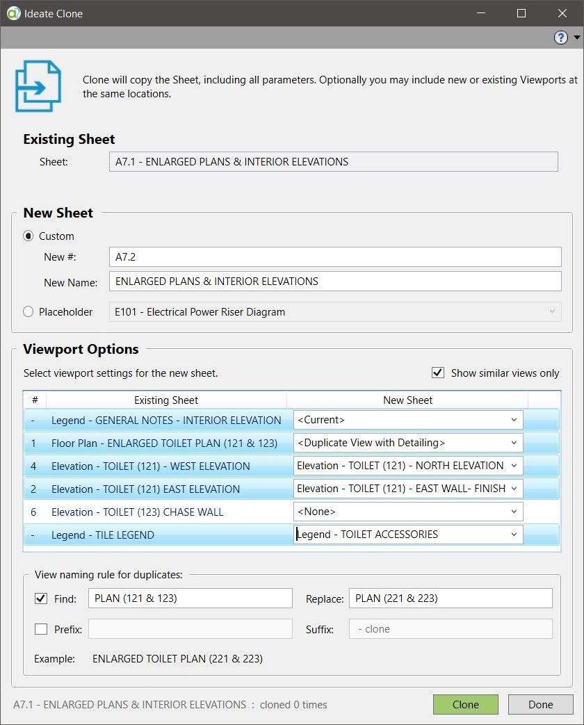 Duplicate a Revit Sheet