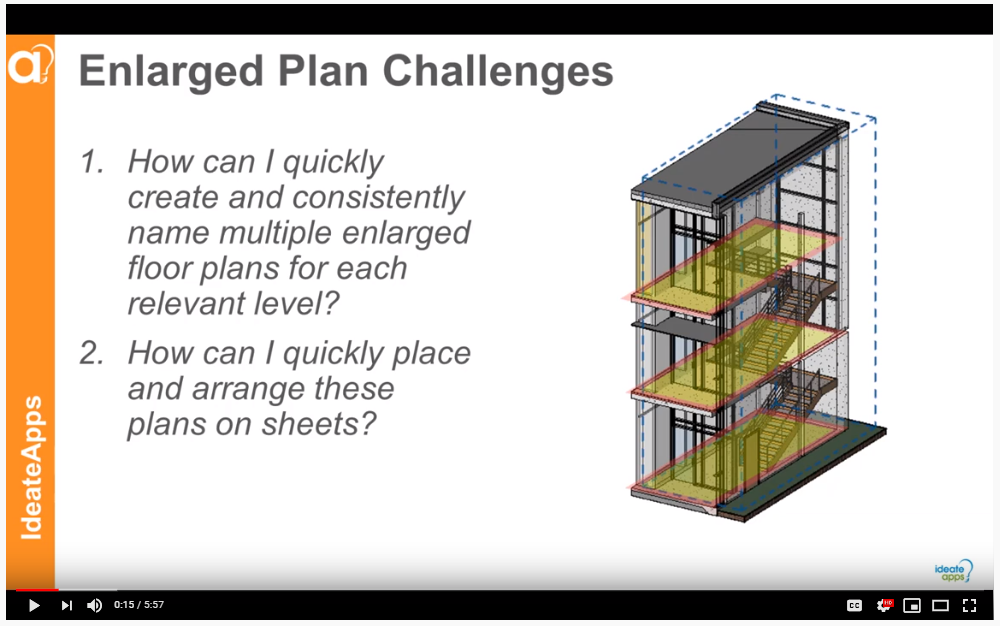 creating enlarged plans with Ideate Apps