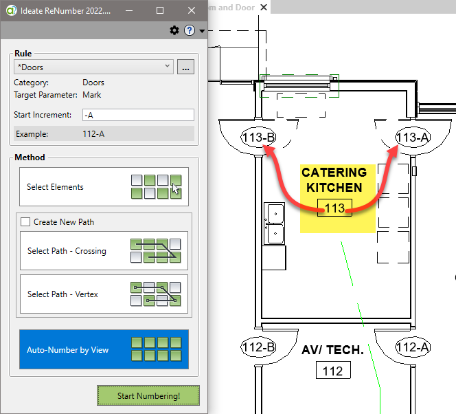 Intelligent Renumbering of Revit Elements