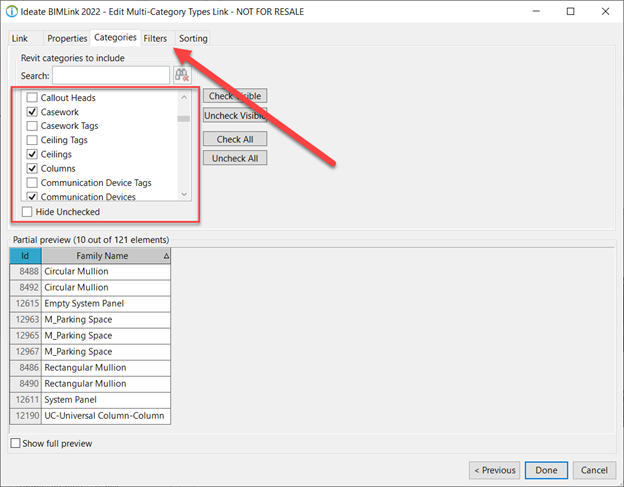 Renaming Families with Ideate BIMLink