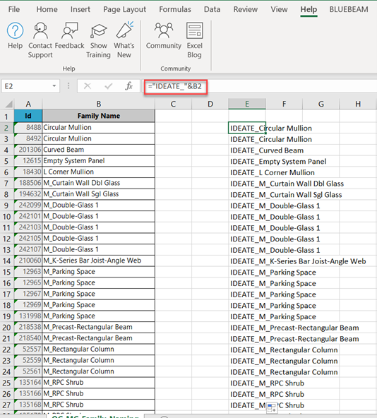 Renaming Revit Families with Ideate BIMLink