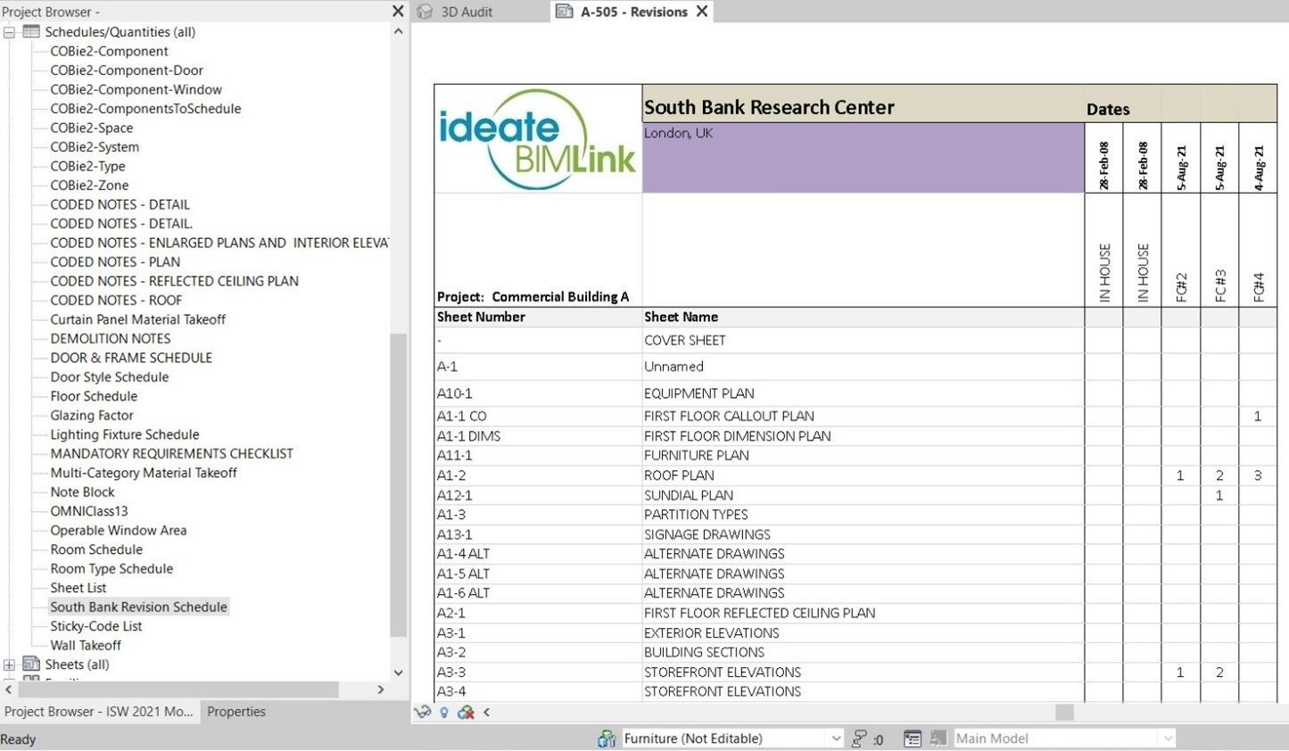 Ideate BIMLink Screenshot
