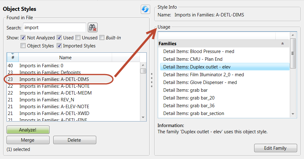 Ideate StyleManager: Search, Analyze and Delete Imported Object Styles