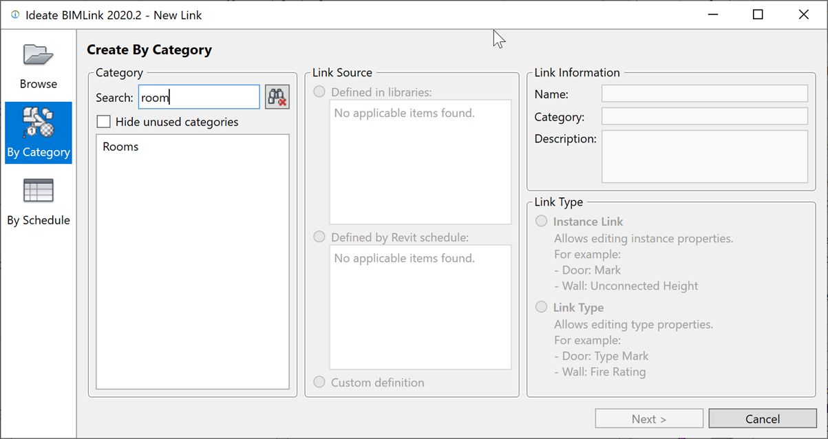 Ideate BIMLink Screenshot