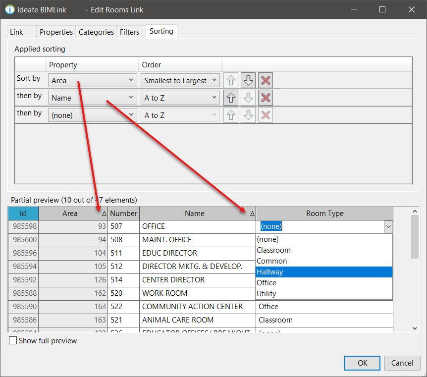 Ideate BIMLink User Interface