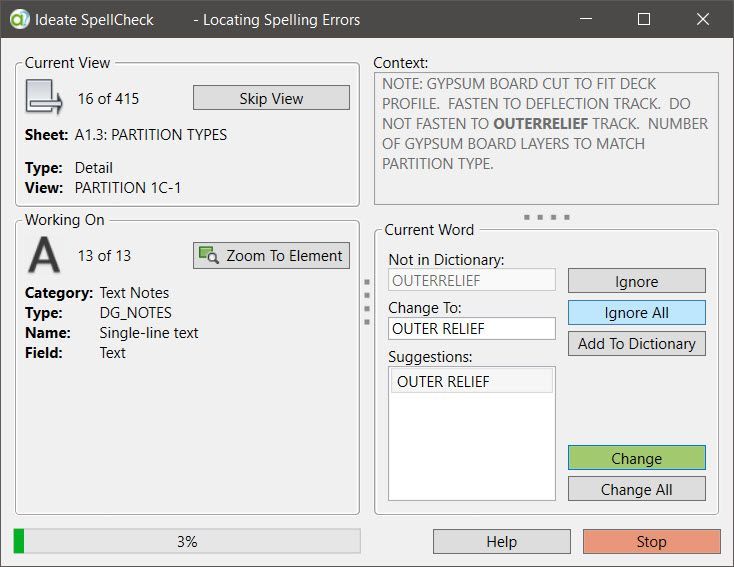 Ideate SpellCheck