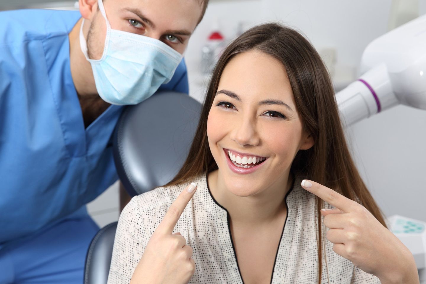 Periodontal Care — White Teeth of Woman in San Bernardino, CA