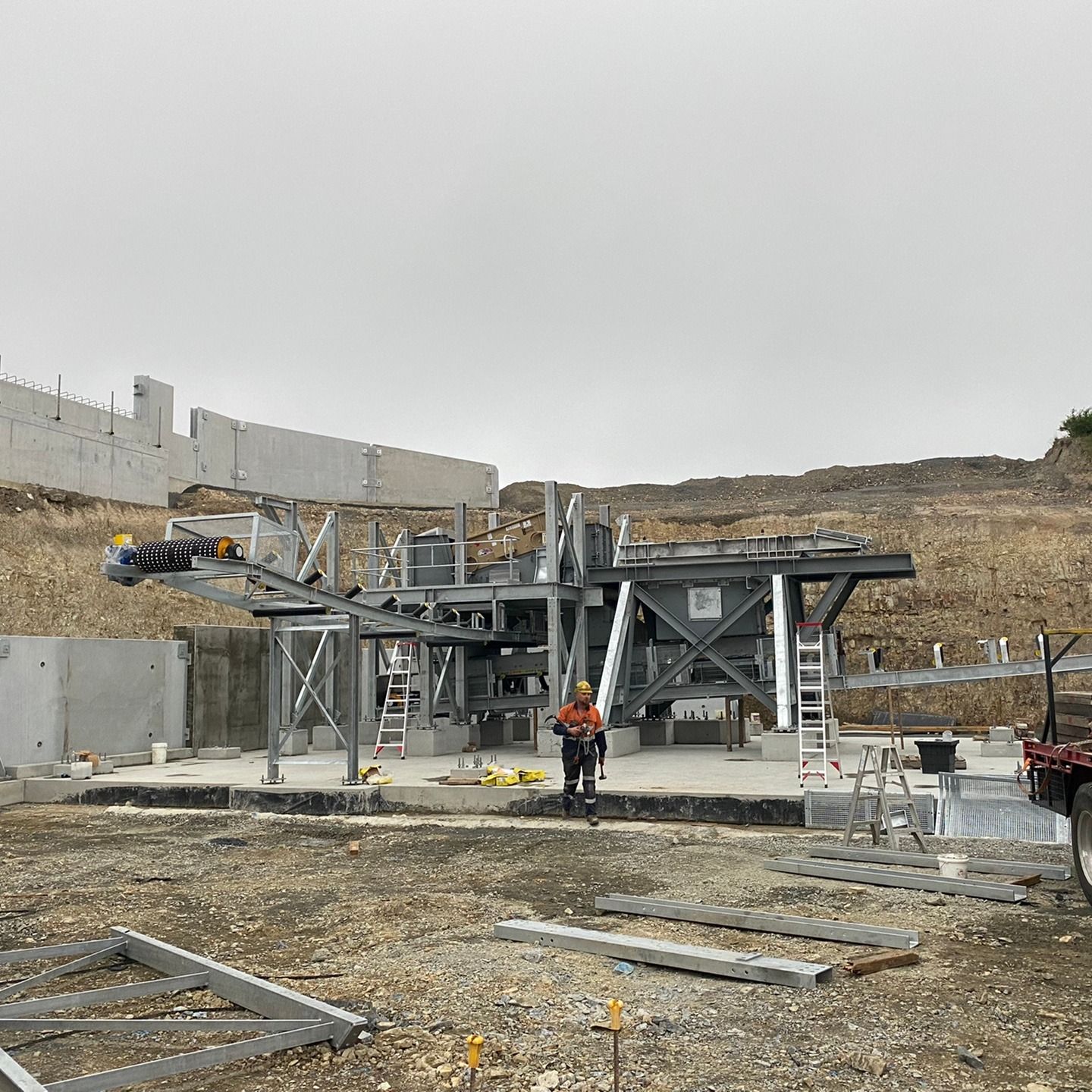 Loading Metal Bars — Brighton, TAS — Luke Campbell Welding & Engineering