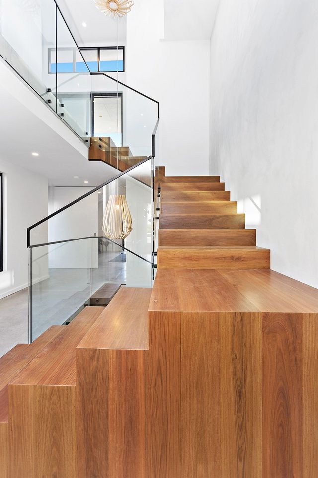 beautiful wooden stairs