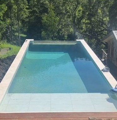 The Scrutineer pool viewed from the deck