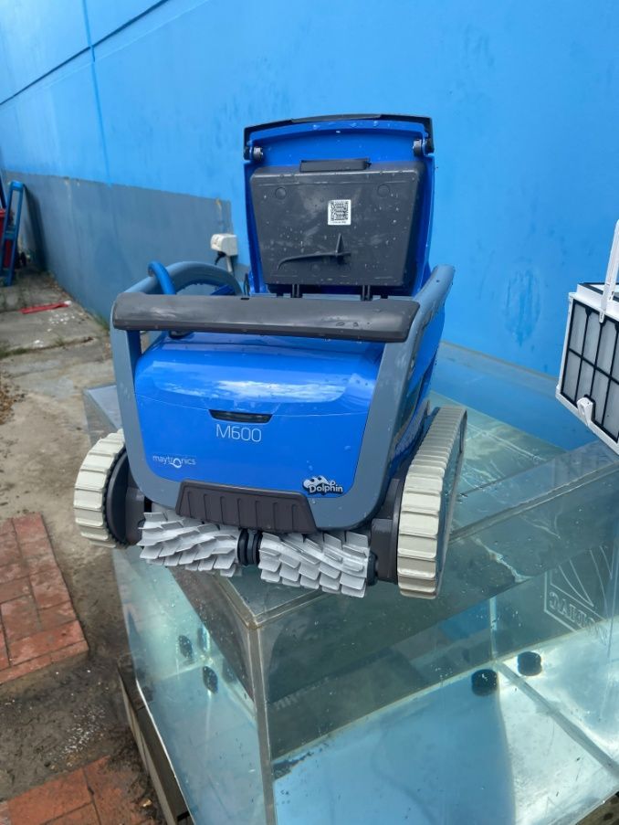 A Blue Robotic Pool Cleaner — Dazzling Blue Pool & Spa Centre Gold Coast in Burleigh Heads, QLD