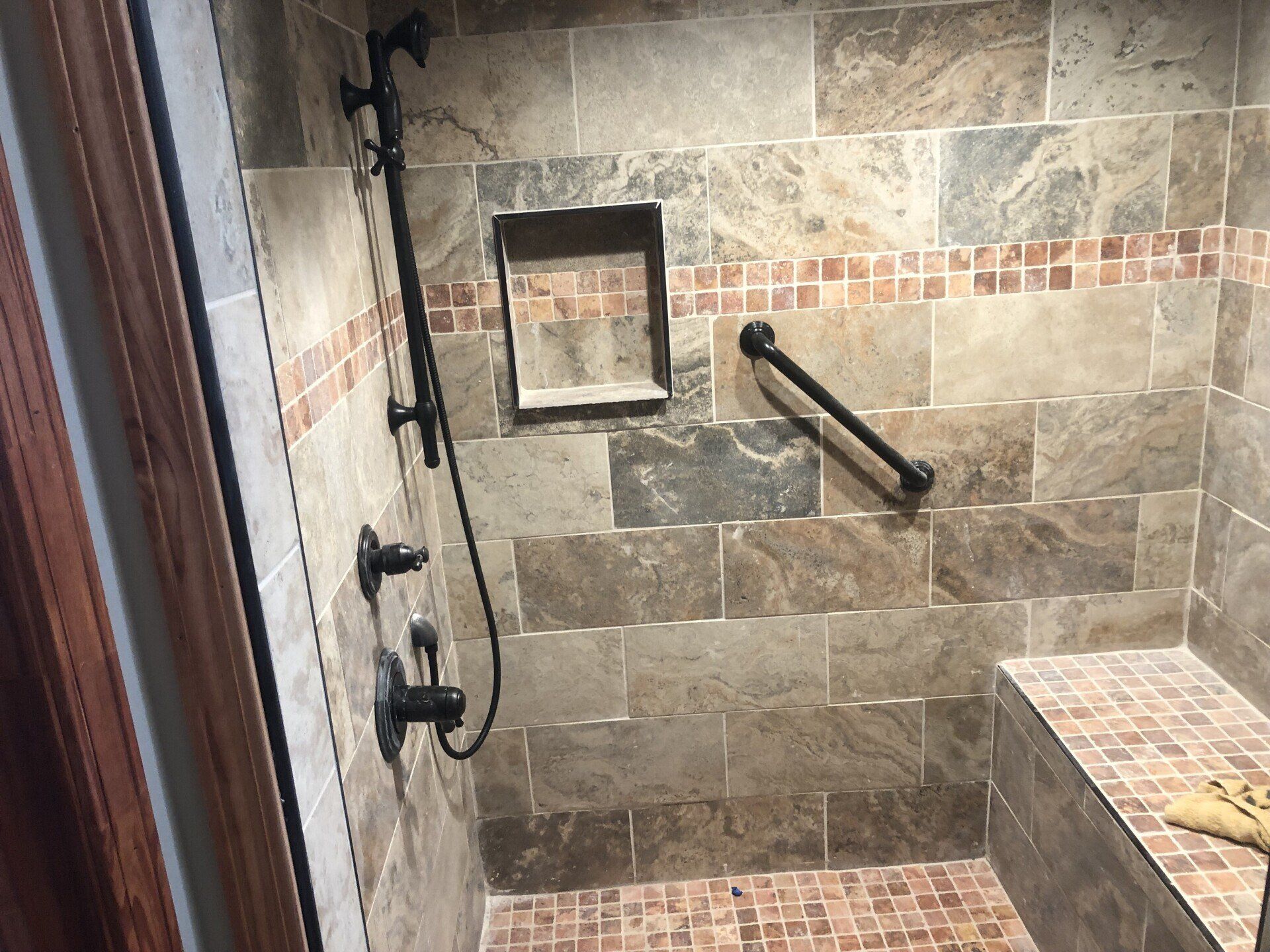 Shower Room with Shower Grab Bar